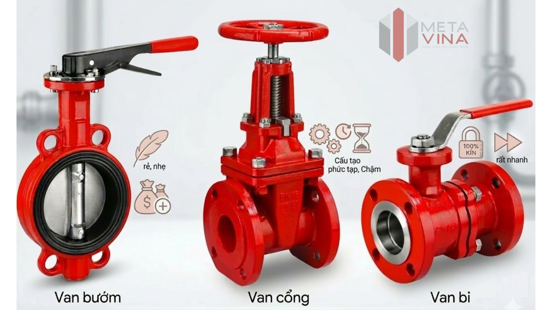 Tại sao van bướm được ưa chuộng